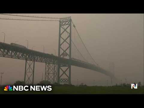 Midwest sees world's worst air quality as wildfire smoke spreads