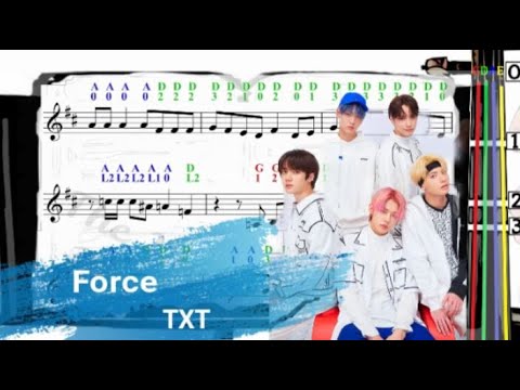 Force | TXT | Violin SHEET MUSIC [With Fingerings] [Level 4]
