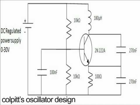 Colpitts oscillator design
