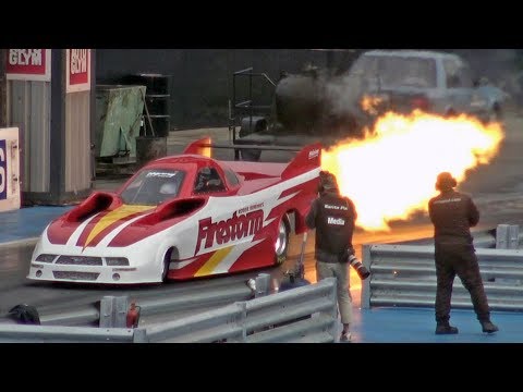 Firestorm Jet Funny Car at Santa Pod Raceway