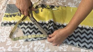Simple Shirt (Kameez) Cutting  How to Cut a Shirt 