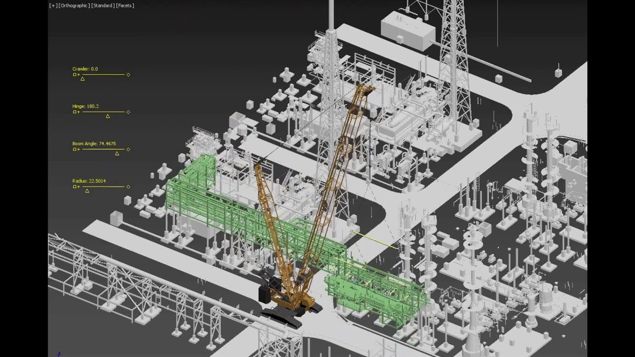 SRU Process Module Installation 3D Simulation Sequence