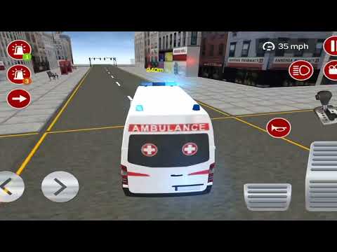 Emergency American Real Ambulance Rescue Driving Game – City Police Ambulance Van