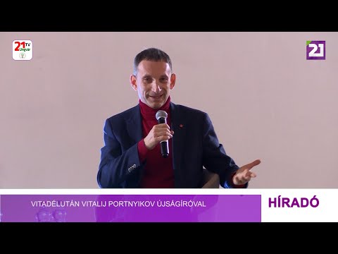 Tv21 Ungvár - Vitadélután Vitalij Portnyikov újságíróval