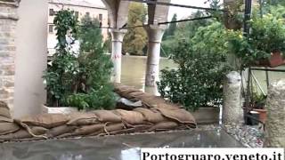 preview picture of video 'ACQUA ALTA A PORTOGRUARO, 1 NOVEMBRE 2012'