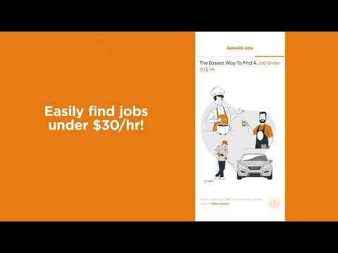 Below30Jobs:Find Jobs&Gig Work video thumbnail