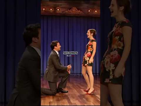 Emma Watson Teaches Jimmy Fallon to Dance – Hilarious & Adorable! #jimmyfallon #emmawatson #shorts