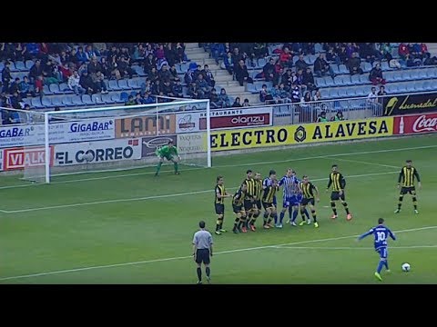 Gol Borja Viguera. D.Alavés 2-2 Zaragoza (1-0)