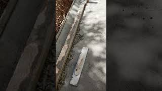 Building a concrete swale gutter for drainage at We LOVE Paving, INC