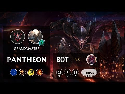 Pantheon Bot vs Xayah - EUW Grandmaster Patch 9.16