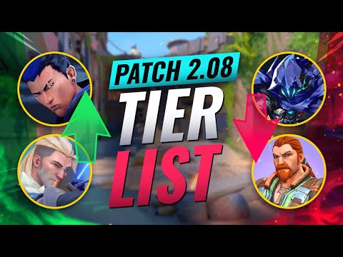 NEW UPDATE: BEST Agents TIER List - Valorant Patch 2.08