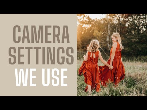 The CAMERA SETTINGS we use for Portrait Photography