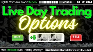 4/22 LIVE DAY TRADING SPY OPTIONS | 42% GAIN IN MINUTES HIGHEST WIN RATE PRICE ACTION STRATEGY