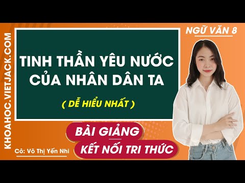 Tinh thần yêu nước của nhân dân ta - Tác giả tác phẩm (mới 2026) | Ngữ văn lớp 8 Kết nối tri thức