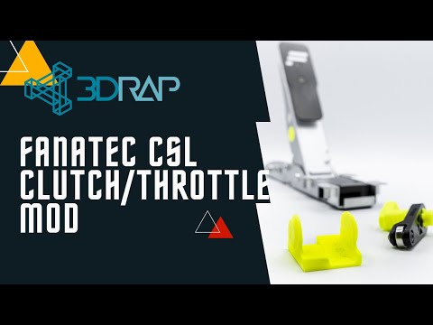 Fanatec CSL Throttle and Clutch Mod - How to upgrade your Fanatec CSL with 3DRap