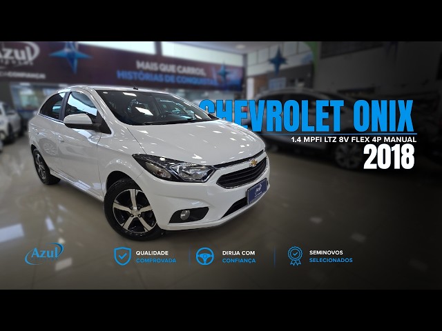 Vídeo CHEVROLET ONIX 1.4 MPFI LTZ 8V FLEX 4P MANUAL
