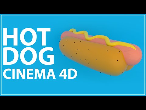Hotdog Modeling Tutorial in Cinema 4D