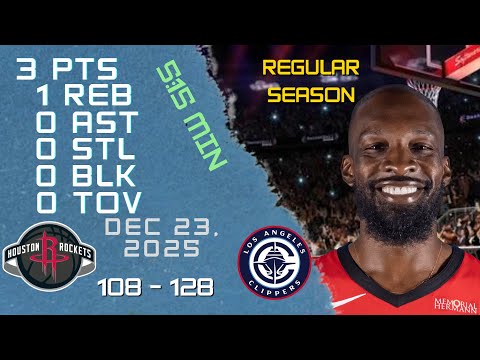 Jeff Green Player Full High Lowlights vs CLIPPERS 23 12 2025 NBA REGULAR SEASON