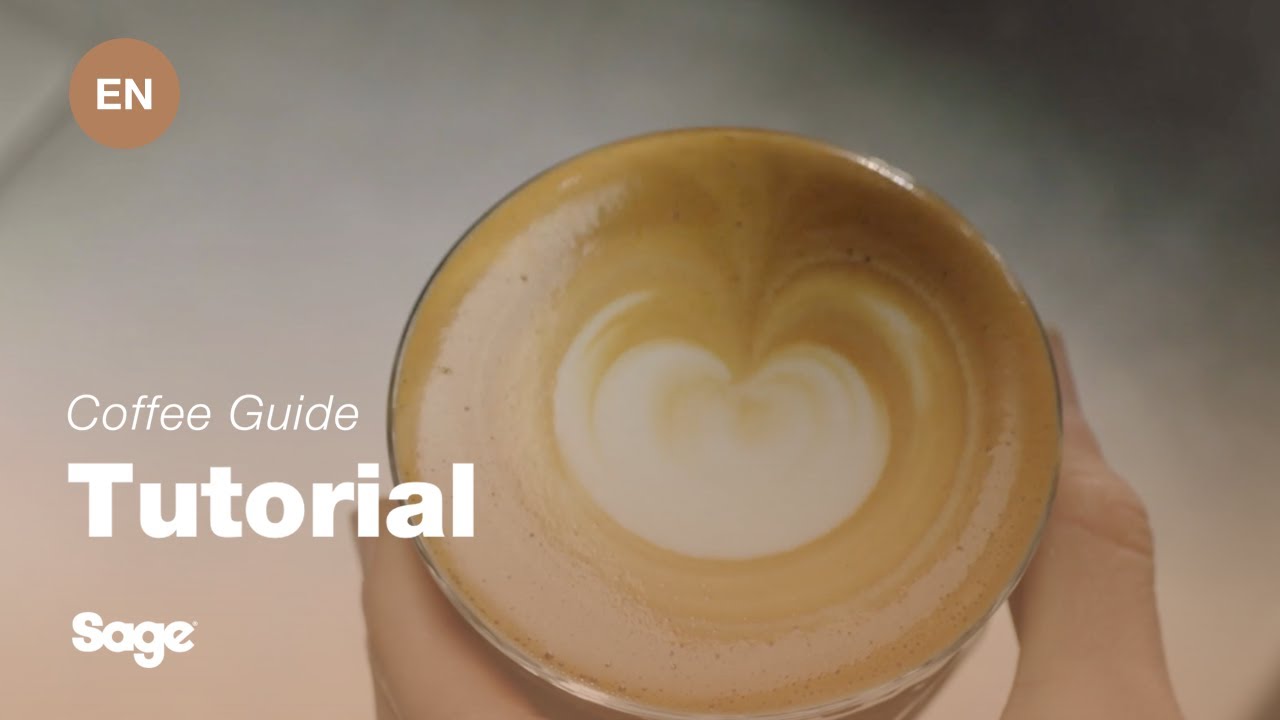 How to create latte art: the dot