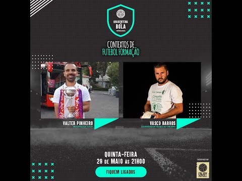 Vasco Barros   AD Taboeira e Valter Pinheiro   TOCOF no Fut Formação da Quarentena da Bola