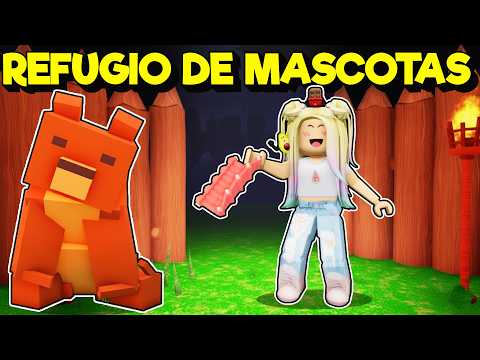 Construí un REFUGIO PARA MASCOTAS en 99 Noches en el Bosque Roblox