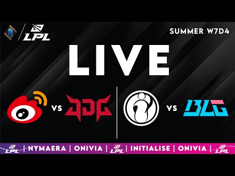 WBG vs JDG | IG vs BLG Live | LPL 2025 Live Summer | LPL English W7D4 with Nymaera & Initialise