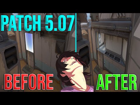 VALORANT PATCH 5.07 UPDATE / NEW FRACTURE BEFORE AND AFTER / Jett the Chad Valorant NEWS