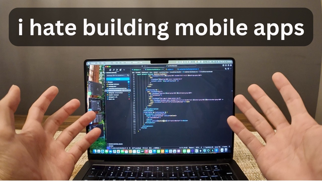 why I hate building mobile apps (solo dev vlog)