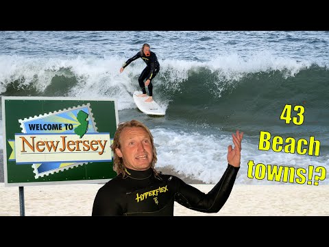 Surfing EVERY Single Beach Town in the State of New Jersey in ONE DAY!?