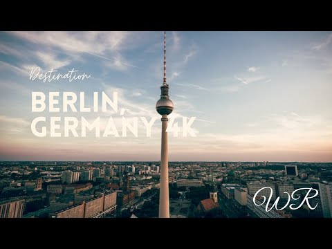 Berlin (Germany) Amazing city with Relaxing Music and sound, 4k Ultra HD