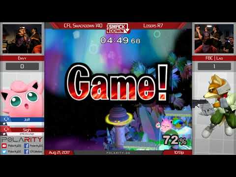 CFL Smackdown 140 Melee - Envy (Puff) vs FBC | Lad (Fox) - Losers R7
