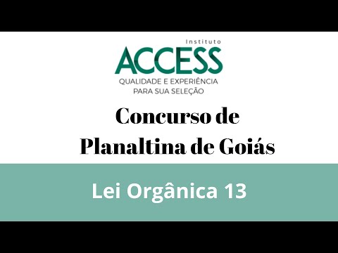 Lei Orgânica de Planaltina de Goiás - Artigos 42 a 46
