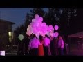 Светодиодные шары купить, светящиеся воздушные шары на свадьбе,Москва 