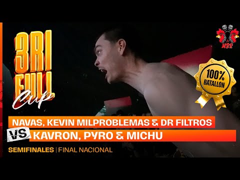 KAVRON, PYRO & MICHU VS NAVAS, KEVIN MILPROBLEMAS & DR FILTROS SEMIFINALES 3 FULL CUP NACIONAL 2024