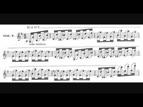 Antonio Bazzini - Le Carillon d'Arras, Op. 36