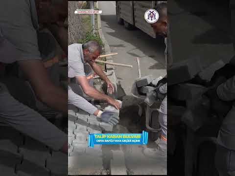 Talip Kaban Bulvarı Orta Refüj Yaya Geçidi Açımı 26.04.2024