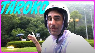 Camping in the middle of Taiwan's Taroko Gorge