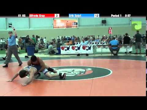 Men`s Freestyle 61 KG Alfredo Gray vs. Erik Spjut
