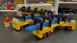 I love vintage LEGO - set 647 Lorry (Truck) with rails from 1971