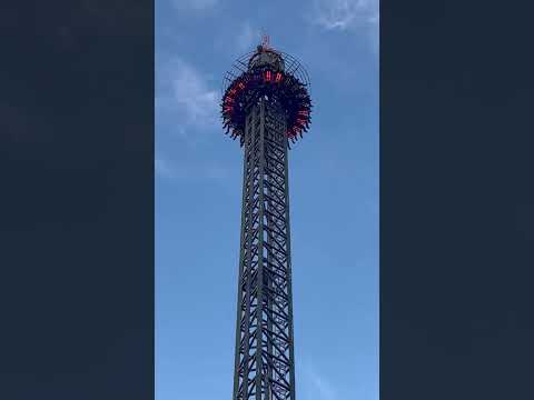 Drop Line | Dollywood #rollercoaster #amusementpark #dollywood #themepark #droptower #offride