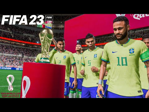 FIFA 23  - Brasil vs Argentina | World Cup Final Qatar 2022 | PS5™ [4K60]