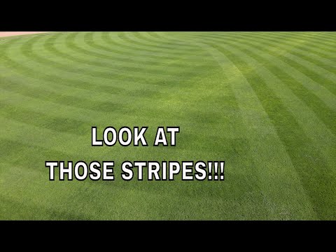 Mowing Patterns into our Football Field - Season 1 Finale