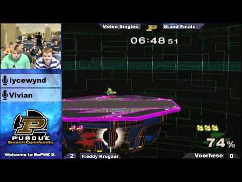 BoPME 9 Melee - Freddy Krugaar (Falco) vs. DZ | Voorhese (Pikachu) Grand Finals