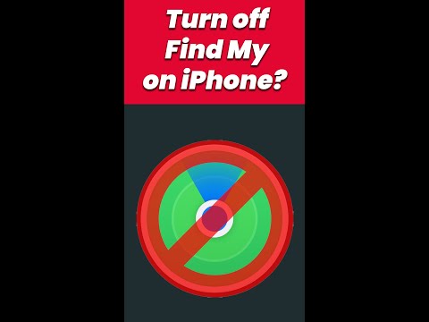 how to turn off Find My on iPhone