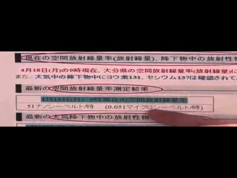 【Pray For Japan】 关于辐射情况(日本大分县)2011.04.19