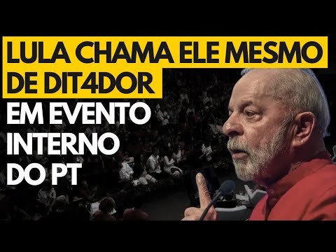 ERRO OU CONFISSÃO? Lula chama a si mesmo de DIT4DOR em evento do PT marcado por corte polêmico