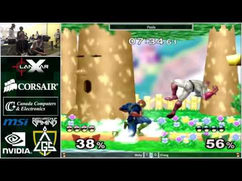 LANWAR X - Moky (Fox, Falcon) vs BTang (Falcon) - SSBM Pools