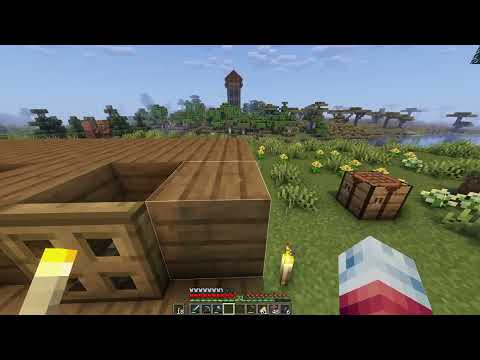 Minecraft Let’s Play Ep. 178 – Trading Hall Progress & Wood Gathering!