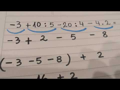 SUMA Y RESTA de Números ENTEROS. MÉTODO DEBO Y TENGO.