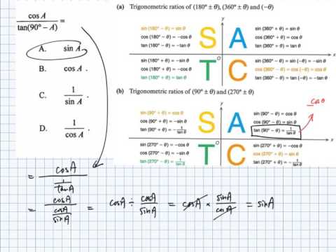 HKCEE II 2008 MC Q23 trigonometry Ratio